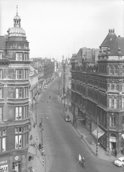 View Along Grainger Street, Newcastle upon Tyne, March 1963 by Unbekannt Unbekannt